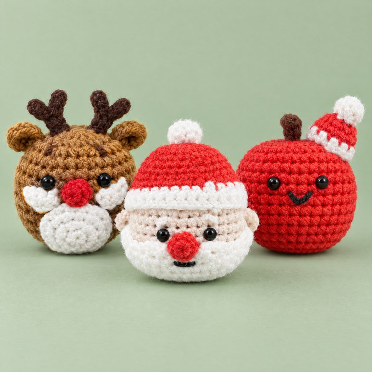 Le trio de Noël, de face